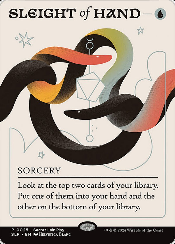 【Foil】(Promo-SLP)Sleight of Hand/手練【No.0025】【英語】